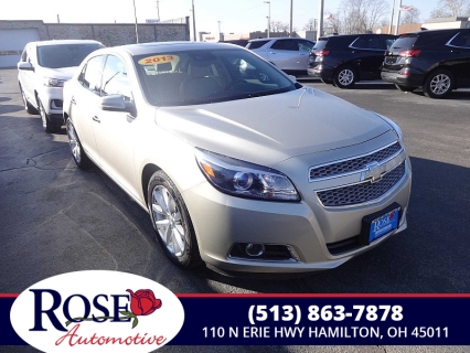 Used 2013 Chevrolet Malibu 4d Sedan LTZ w/1LZ at Rose Automotive near Hamilton, OH