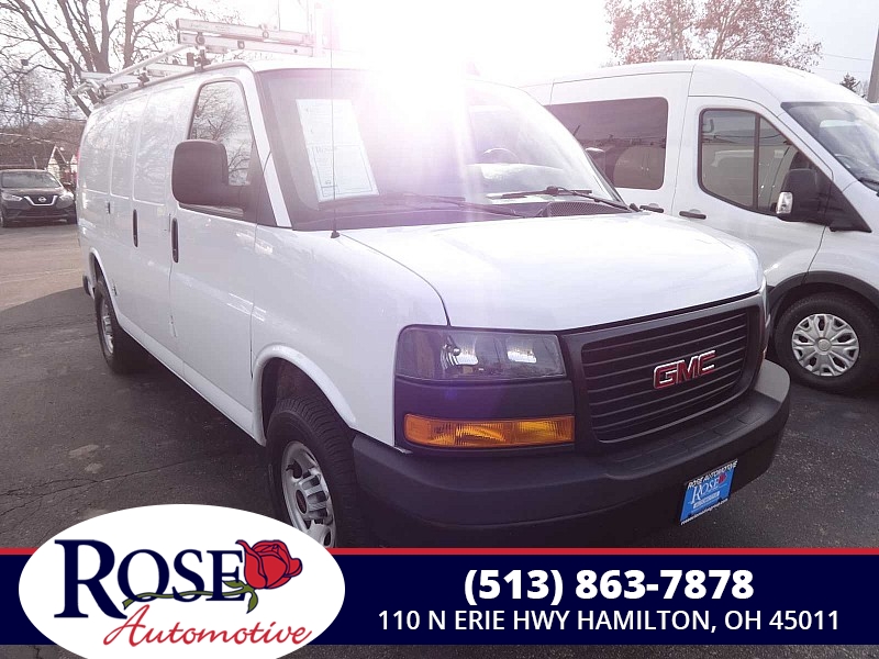 Used 2023  GMC Savana Cargo Van RWD 3500 135" at Rose Automotive near Hamilton&comma; OH