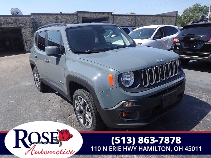 Used 2018  Jeep Renegade 4d SUV 4WD Latitude at Rose Automotive near Hamilton, OH