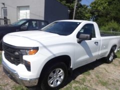 Used 2022 Chevrolet Silverado 1500 2WD Reg Cab 140" Work Truck at Rose Automotive near Hamilton, OH