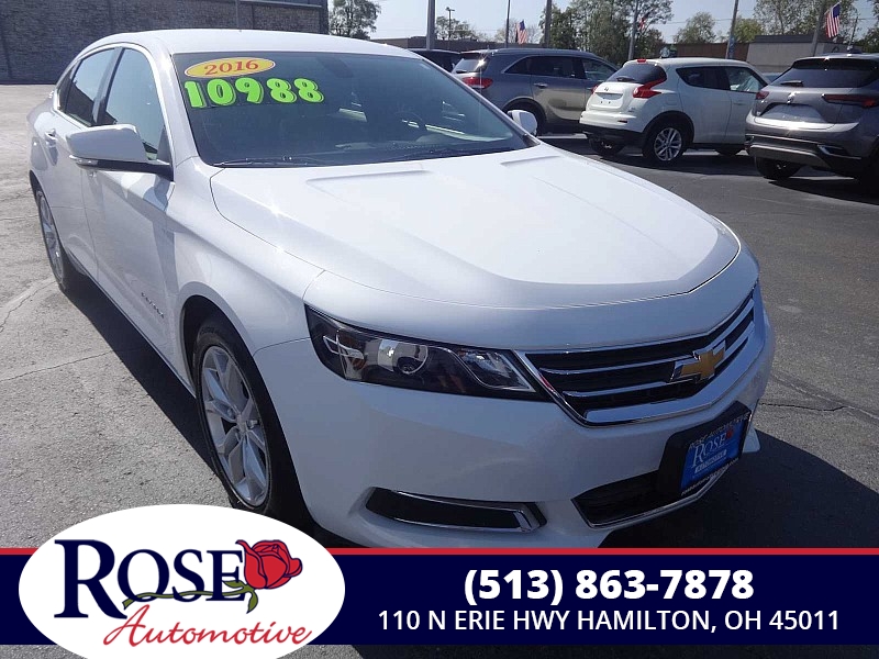 Used 2016  Chevrolet Impala 4d Sedan LT at Rose Automotive near Hamilton, OH