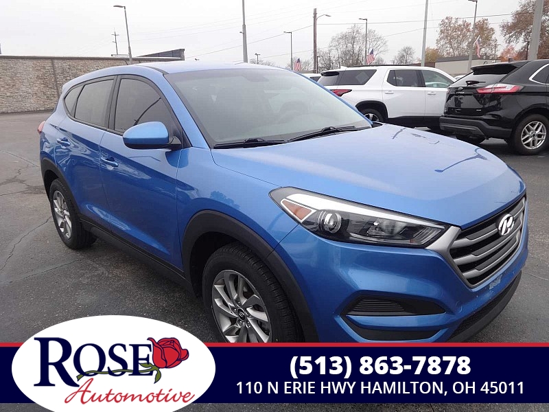 Used 2018  Hyundai Tucson 4d SUV AWD SE at Rose Automotive near Hamilton&comma; OH