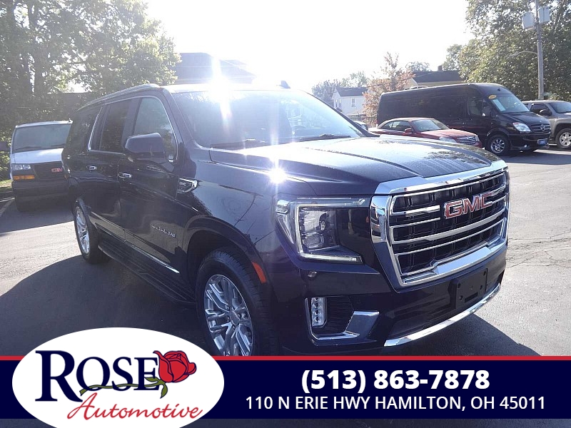 Used 2023  GMC Yukon XL 4WD 4dr SLT at Rose Automotive near Hamilton, OH