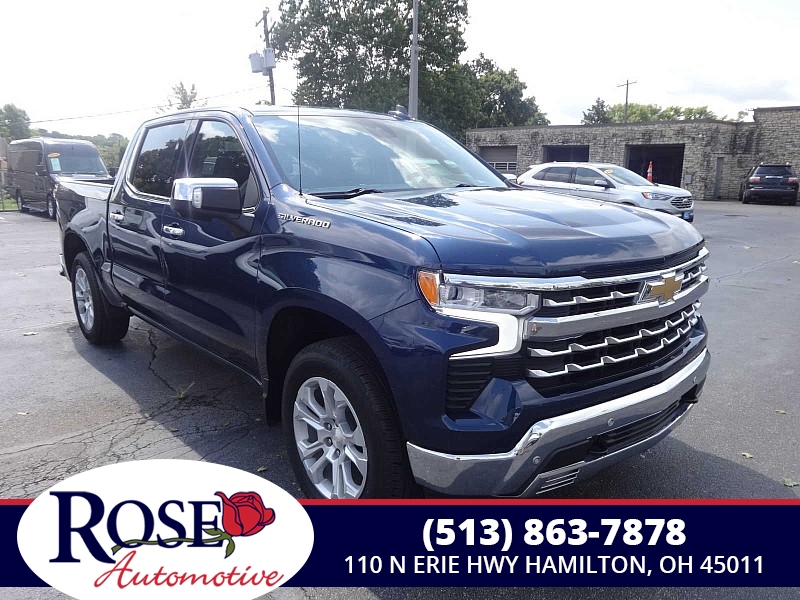 Used 2023  Chevrolet Silverado 1500 4WD Crew Cab 147" LTZ at Rose Automotive near Hamilton, OH