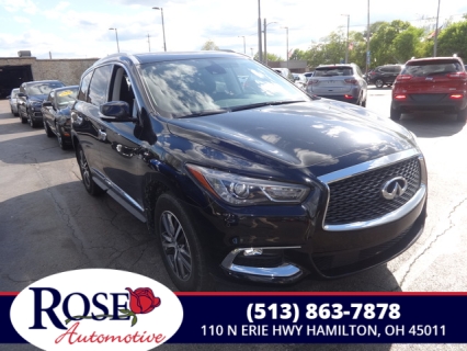 Used 2019 INFINITI QX60 4d SUV AWD LUXE Essential (2019.5) at Rose Automotive near Hamilton, OH
