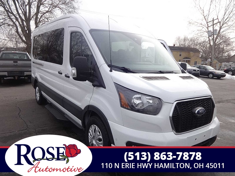 Used 2023  Ford Transit Passenger Wagon T-350 148" Med Roof RWD at Rose Automotive near Hamilton&comma; OH