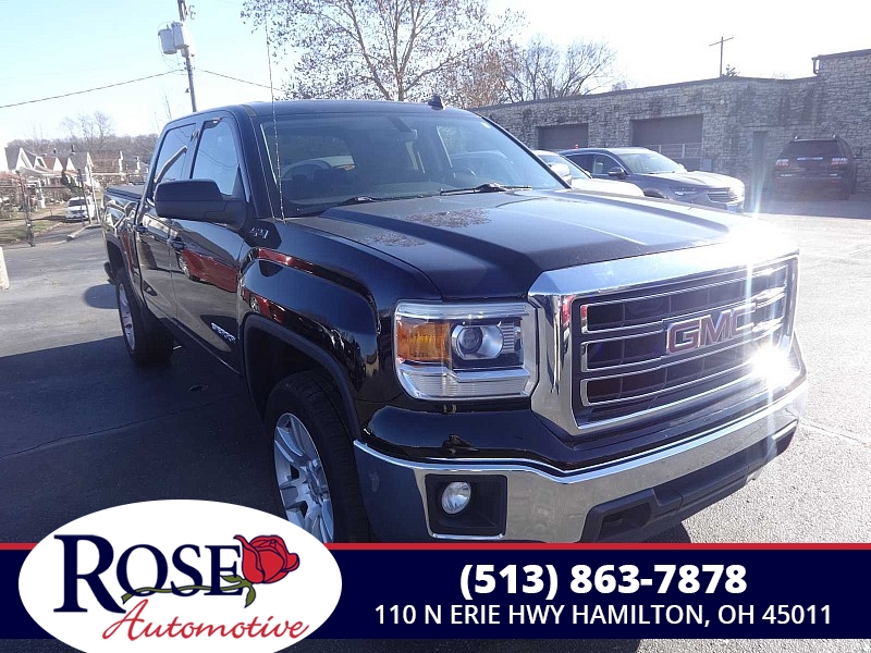 Used 2014  GMC Sierra 1500 4WD Crew Cab SLE at Rose Automotive near Hamilton, OH