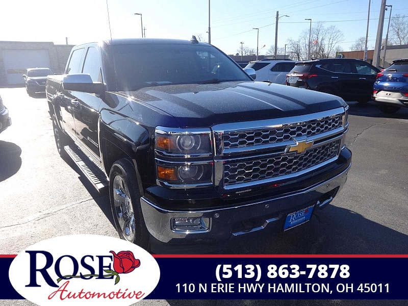 Used 2015  Chevrolet Silverado 1500 4WD Crew Cab LTZ Z71 at Rose Automotive near Hamilton, OH