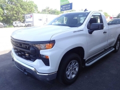Used 2024 Chevrolet Silverado 1500 2WD Reg Cab 140" Work Truck at Rose Automotive near Hamilton, OH