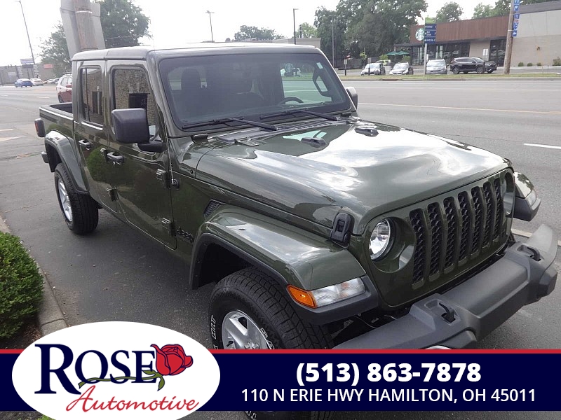 Used 2023  Jeep Gladiator Sport 4x4 at Rose Automotive near Hamilton, OH