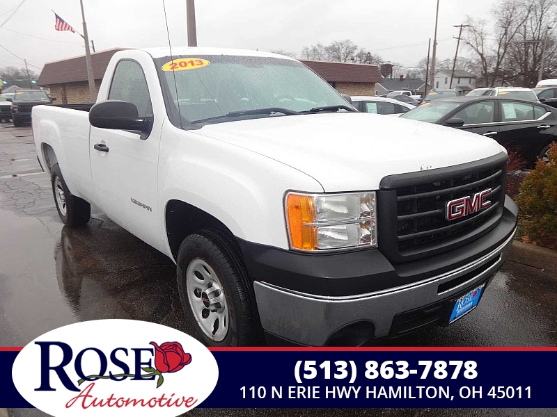 Used 2013  GMC Sierra 1500 2WD Reg Cab Work Truck Longbed at Rose Automotive near Hamilton&comma; OH