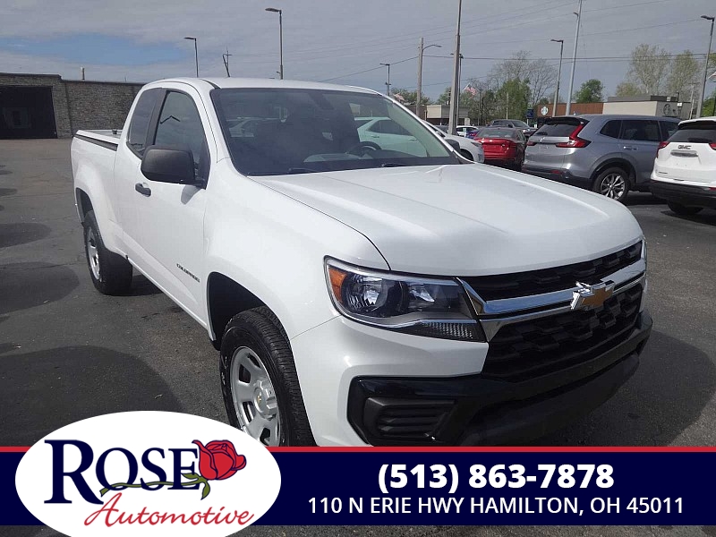 Used 2022 Chevrolet Colorado 2WD Ext Cab 128" Work Truck at Rose Automotive near Hamilton, OH