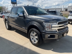 Used 2018  Ford F-150 4WD SuperCrew Platinum 5 1&sol;2 Dsl at Ollenburg Motors near Garner&comma; IA