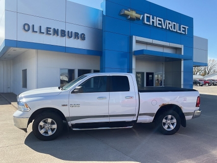 Used 2013 Ram 1500 4WD Quad Cab SLT at Ollenburg Motors near Garner, IA