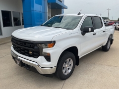 New 2026 Chevrolet Silverado 1500 4WD Crew Cab 147" Work Truck at Ollenburg Motors near Garner, IA