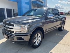 Used 2018  Ford F-150 4WD SuperCrew Platinum 5 1&sol;2 Dsl at Ollenburg Motors near Garner&comma; IA