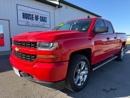 Used 2018 Chevrolet Silverado 1500 4WD Double Cab Custom at House of Carz near Rochester, IN