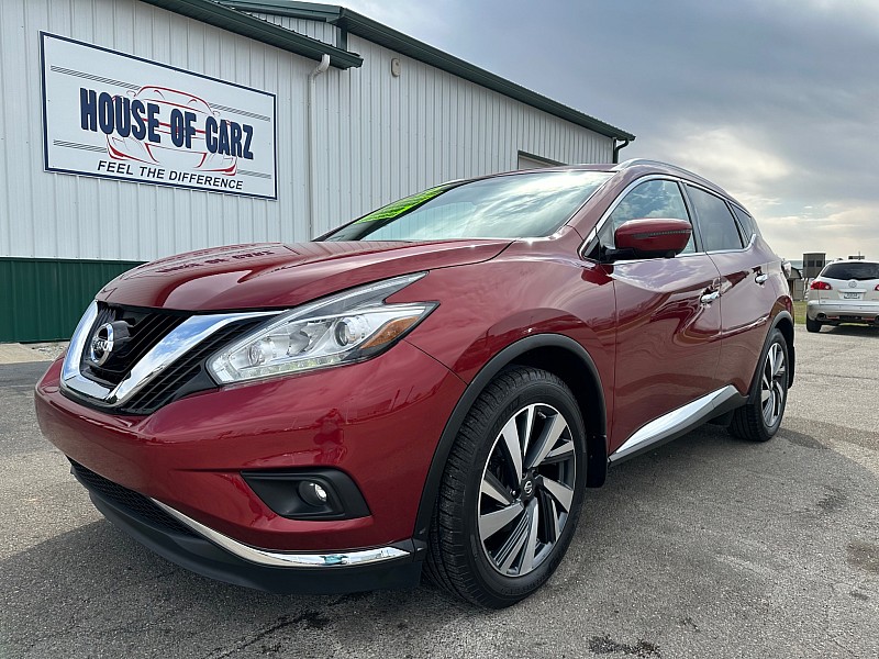 Used 2018  Nissan Murano 4d SUV AWD Platinum at House of Carz near Rochester, IN