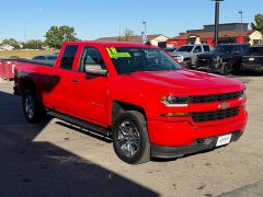 Used 2018  Chevrolet Silverado 1500 4WD Double Cab Custom at House of Carz near Rochester, IN