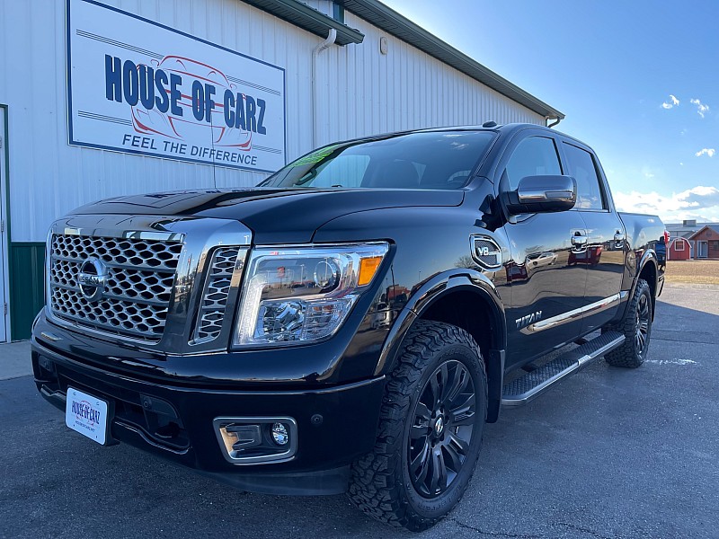 Used 2017  Nissan Titan 4WD Crew Cab Platinum Reserve at House of Carz near Rochester, IN