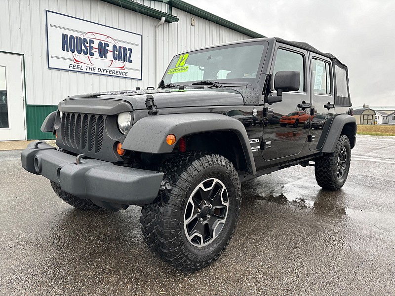 Used 2012  Jeep Wrangler Unlimited 4d Convertible Sport at House of Carz near Rochester, IN