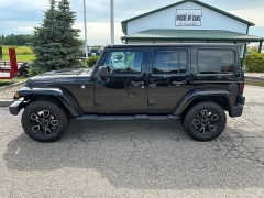 Used 2017 Jeep Wrangler Unlimited 4d Convertible Sahara Smoky Mountain at House of Carz near Rochester, IN