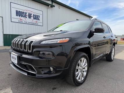 Used 2016 Jeep Cherokee 4d SUV 4WD Overland at House of Carz near Rochester, IN