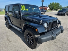 Used 2017 Jeep Wrangler Unlimited 4d Convertible Sahara Smoky Mountain at House of Carz near Rochester, IN
