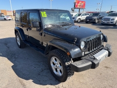 Used 2015  Jeep Wrangler Unlimited 4WD 4dr Sahara at House of Carz near Rochester&comma; IN