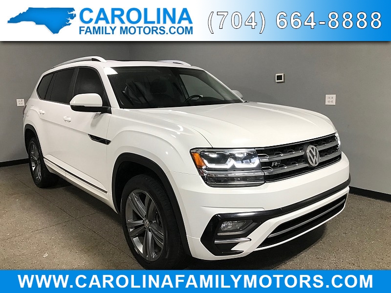 Used 2019  Volkswagen Atlas 4d SUV 3&period;6L SE Technology R-Line at Carolina Family Motors near Mooresville&comma; NC