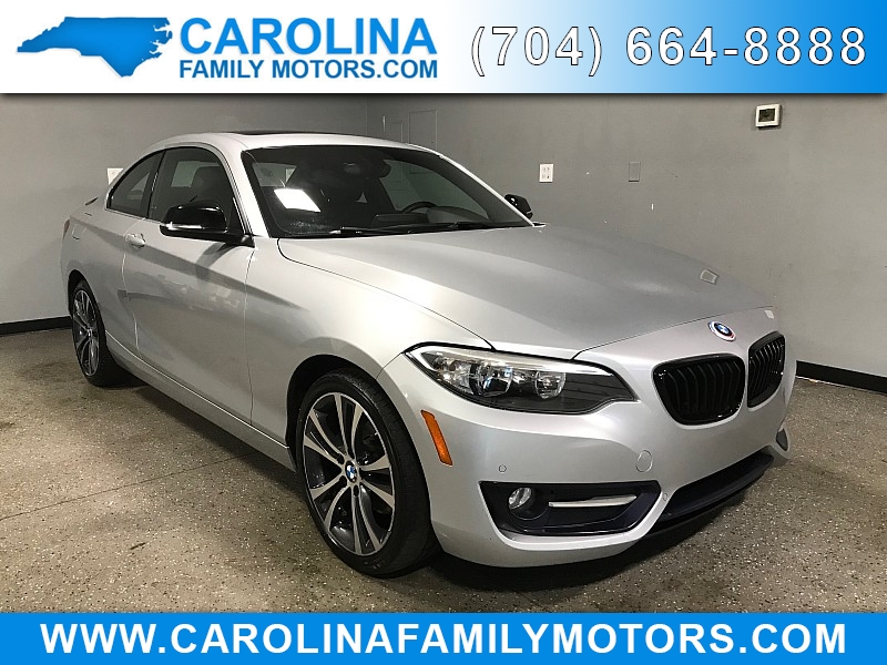 Used 2017  BMW 2 Series 230i Coupe at Carolina Family Motors near Mooresville, NC