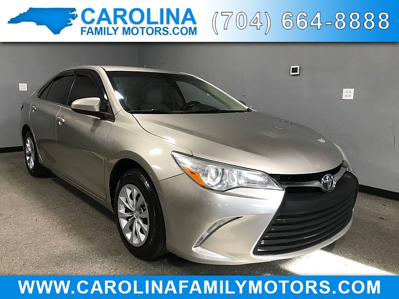 Used 2016  Toyota Camry 4d Sedan LE at Carolina Family Motors near Mooresville&comma; NC