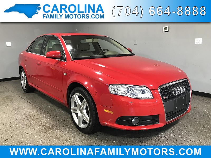 Used 2008  Audi A4 4d Sedan 2.0T Quattro 6spd at Carolina Family Motors near Mooresville, NC