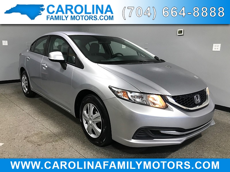 Used 2013  Honda Civic Sedan 4d LX Auto at Carolina Family Motors near Mooresville&comma; NC