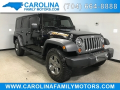 Used 2010 Jeep Wrangler Unlimited 4d Convertible 4WD Mountain at Carolina Family Motors near Mooresville, NC