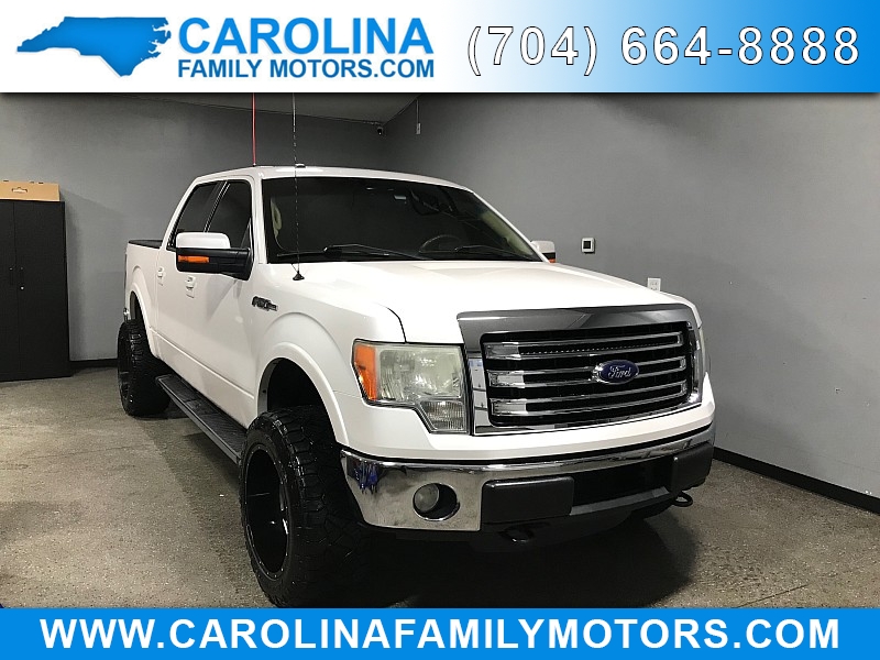 Used 2014  Ford F-150 4WD Supercrew Lariat 5 1&sol;2 at Carolina Family Motors near Mooresville&comma; NC