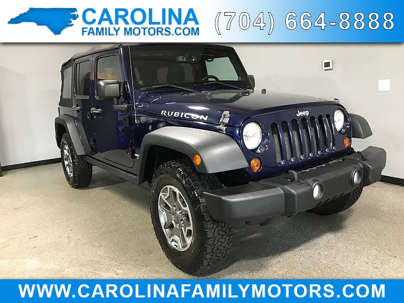 Used 2013  Jeep Wrangler Unlimited 4d Convertible Rubicon at Carolina Family Motors near Mooresville&comma; NC