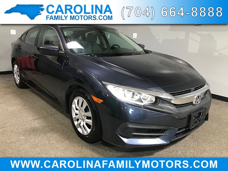 Used 2016  Honda Civic Sedan 4d LX CVT at Carolina Family Motors near Mooresville&comma; NC