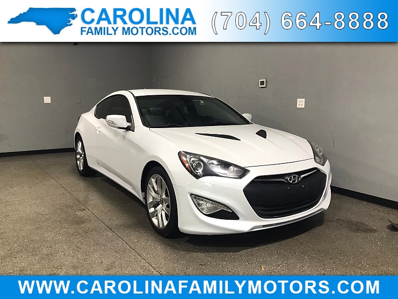 Used 2016  Hyundai Genesis Coupe 2d Coupe w/Black Interior 6spd at Carolina Family Motors near Mooresville, NC