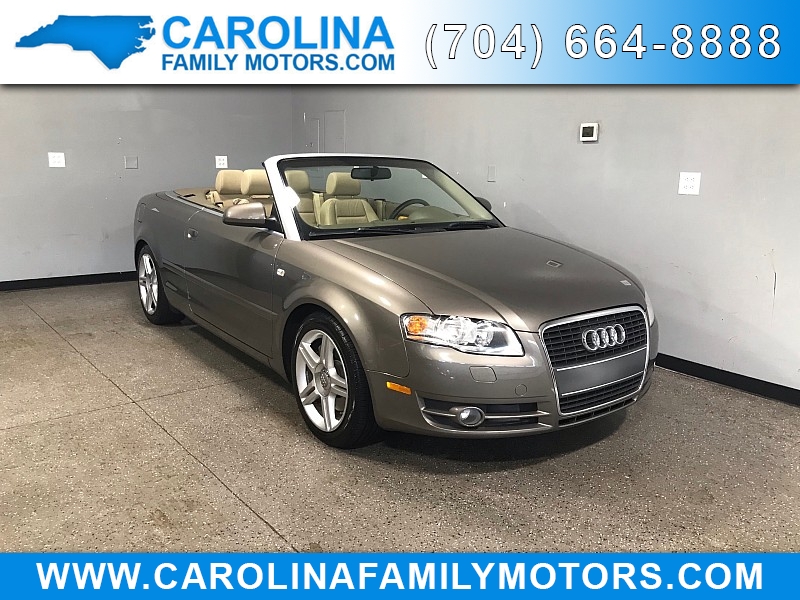 Used 2008  Audi A4 2d Convertible 2.0T at Carolina Family Motors near Mooresville, NC