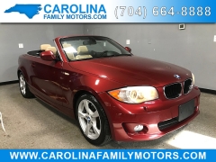 Used 2013  BMW 1 Series 2dr Conv 128i at Carolina Family Motors near Mooresville&comma; NC