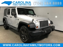 Used 2012 Jeep Wrangler Unlimited 4d Convertible Sport at Carolina Family Motors near Mooresville, NC