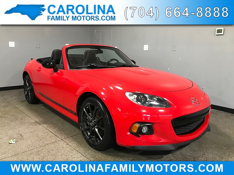 Used 2014  Mazda MX-5 Miata 2d Convertible Club Auto at Carolina Family Motors near Mooresville&comma; NC