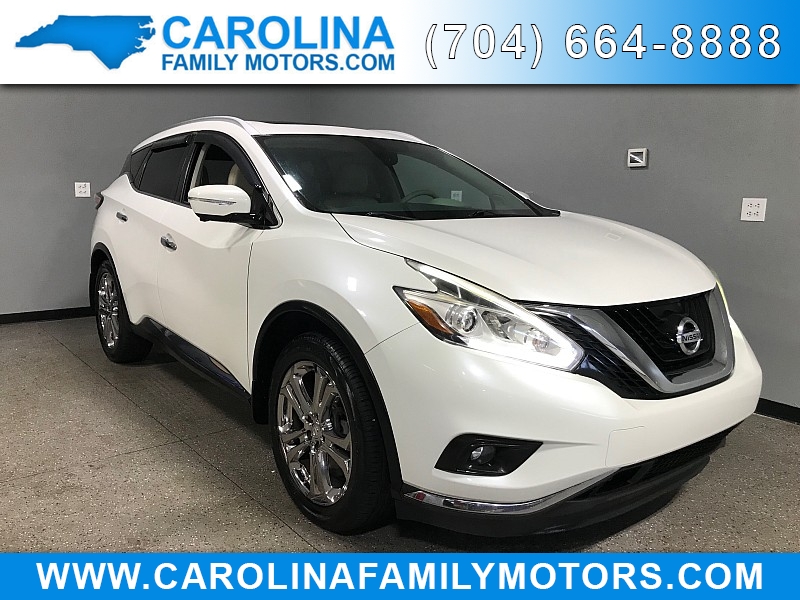 Used 2015  Nissan Murano 4d SUV FWD Platinum at Carolina Family Motors near Mooresville&comma; NC