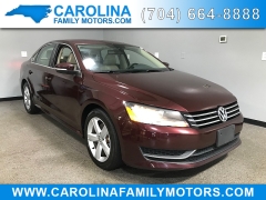 Used 2013  Volkswagen Passat 4d Sedan SE Auto&sol;PZEV at Carolina Family Motors near Mooresville&comma; NC