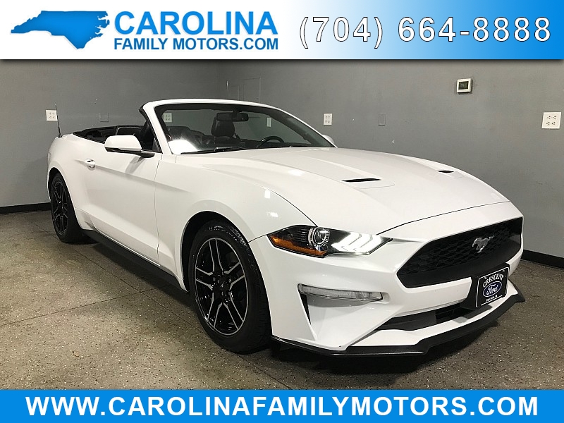 Used 2018  Ford Mustang 2d Convertible EcoBoost Premium at Carolina Family Motors near Mooresville&comma; NC