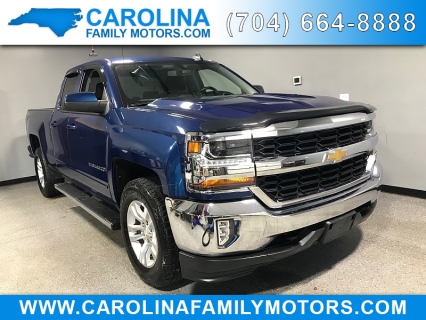 Used 2017 Chevrolet Silverado 1500 4WD Double Cab LT at Carolina Family Motors near Mooresville, NC