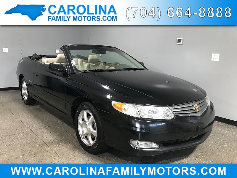 Used 2002  Toyota Solara 2d Convertible SLE at Carolina Family Motors near Mooresville&comma; NC