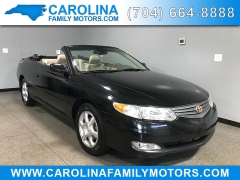 Used 2002  Toyota Solara 2d Convertible SLE at Carolina Family Motors near Mooresville&comma; NC