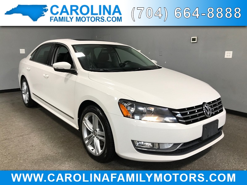 Used 2015  Volkswagen Passat 4d Sedan 1&period;8T SEL Premium PZEV at Carolina Family Motors near Mooresville&comma; NC